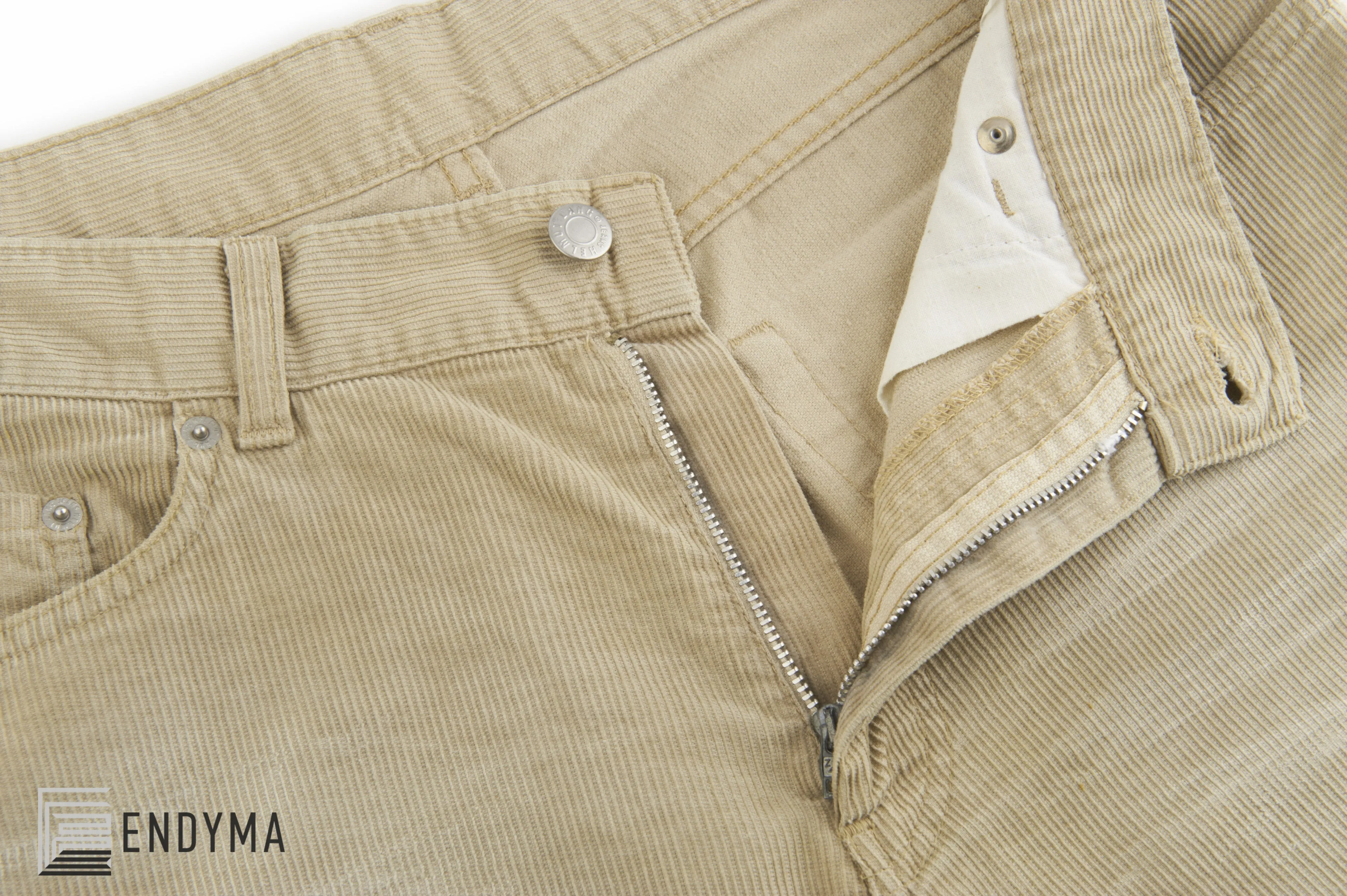 1999 Vintage Beige Corduroy Painter Jeans (Size 31)