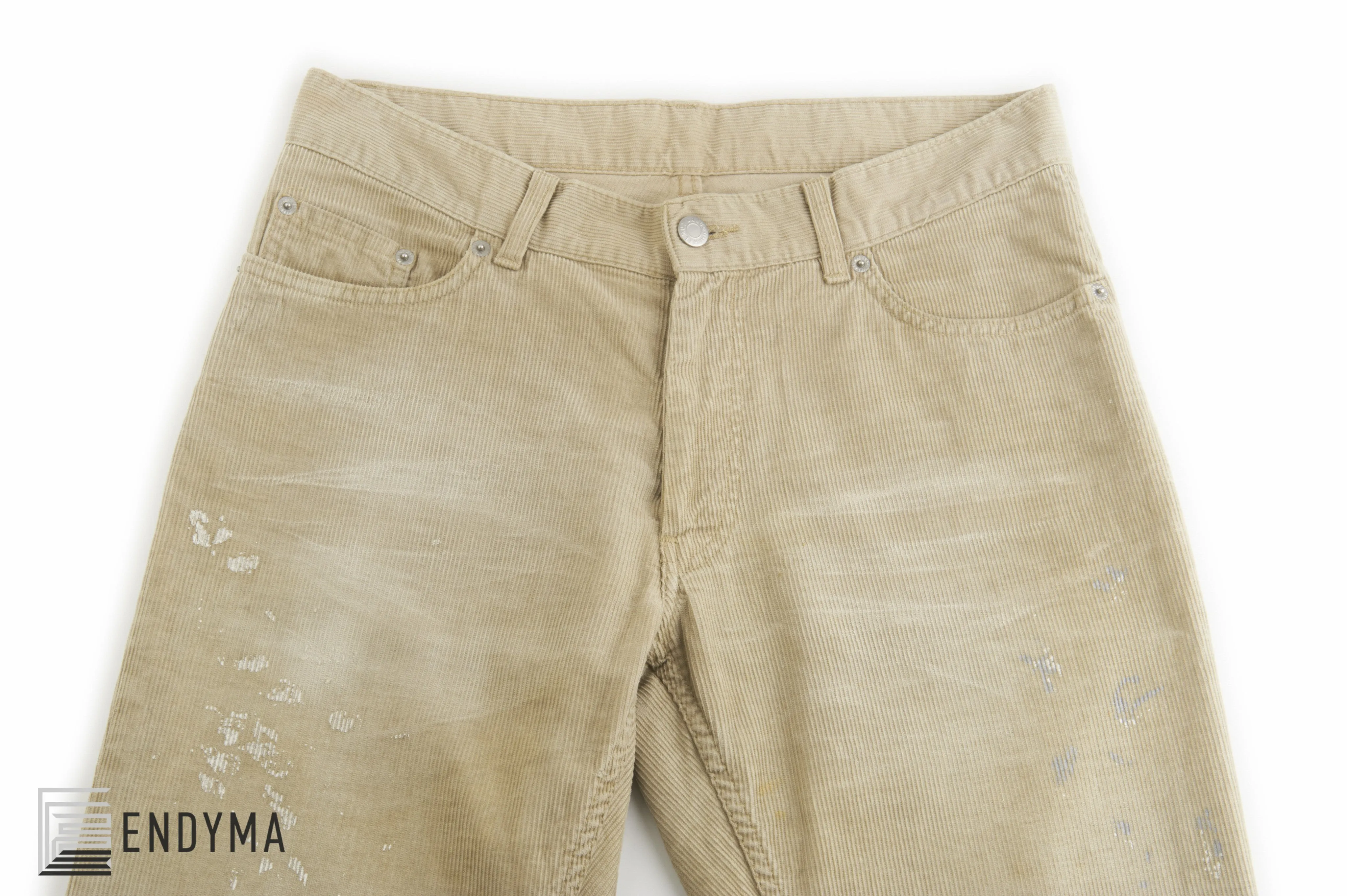 1999 Vintage Beige Corduroy Painter Jeans (Size 31)