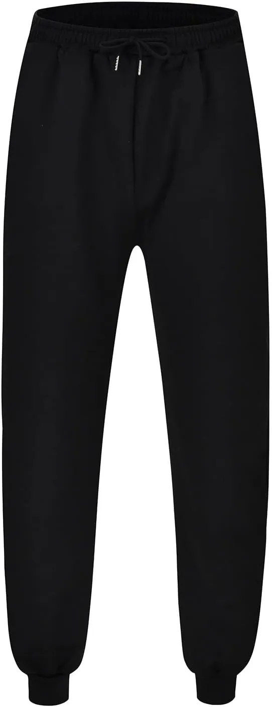 2023 Men's Lightweight Joggers Fleece Cargo Hiking Pants Track Running Workout Sweatpants Travel Golf Casual Outdoor Pants