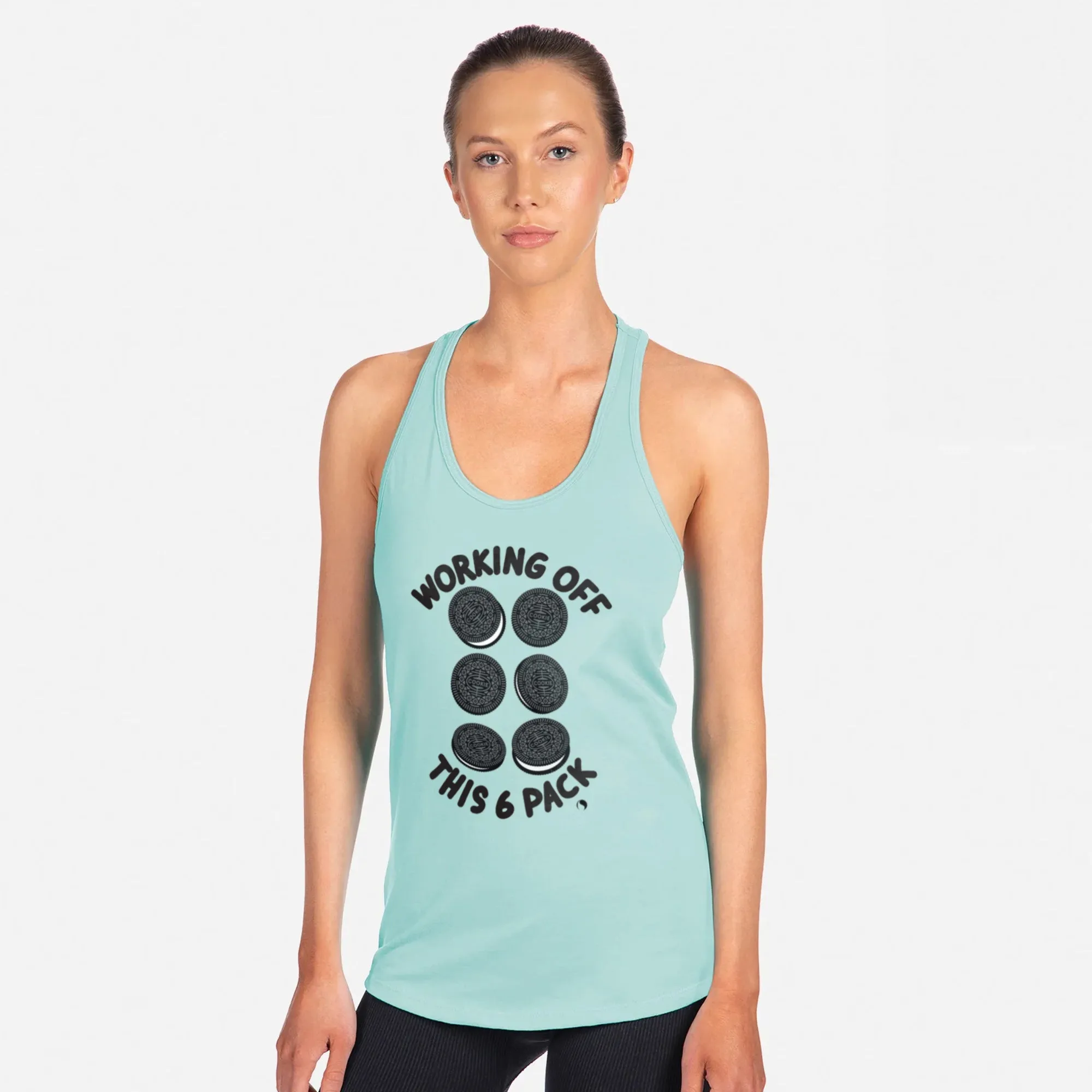 6 Pack Oreo Racerback Tank Top