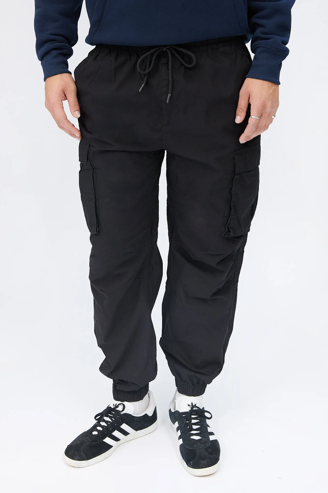 Arsenic Mens Poplin Cargo Jogger