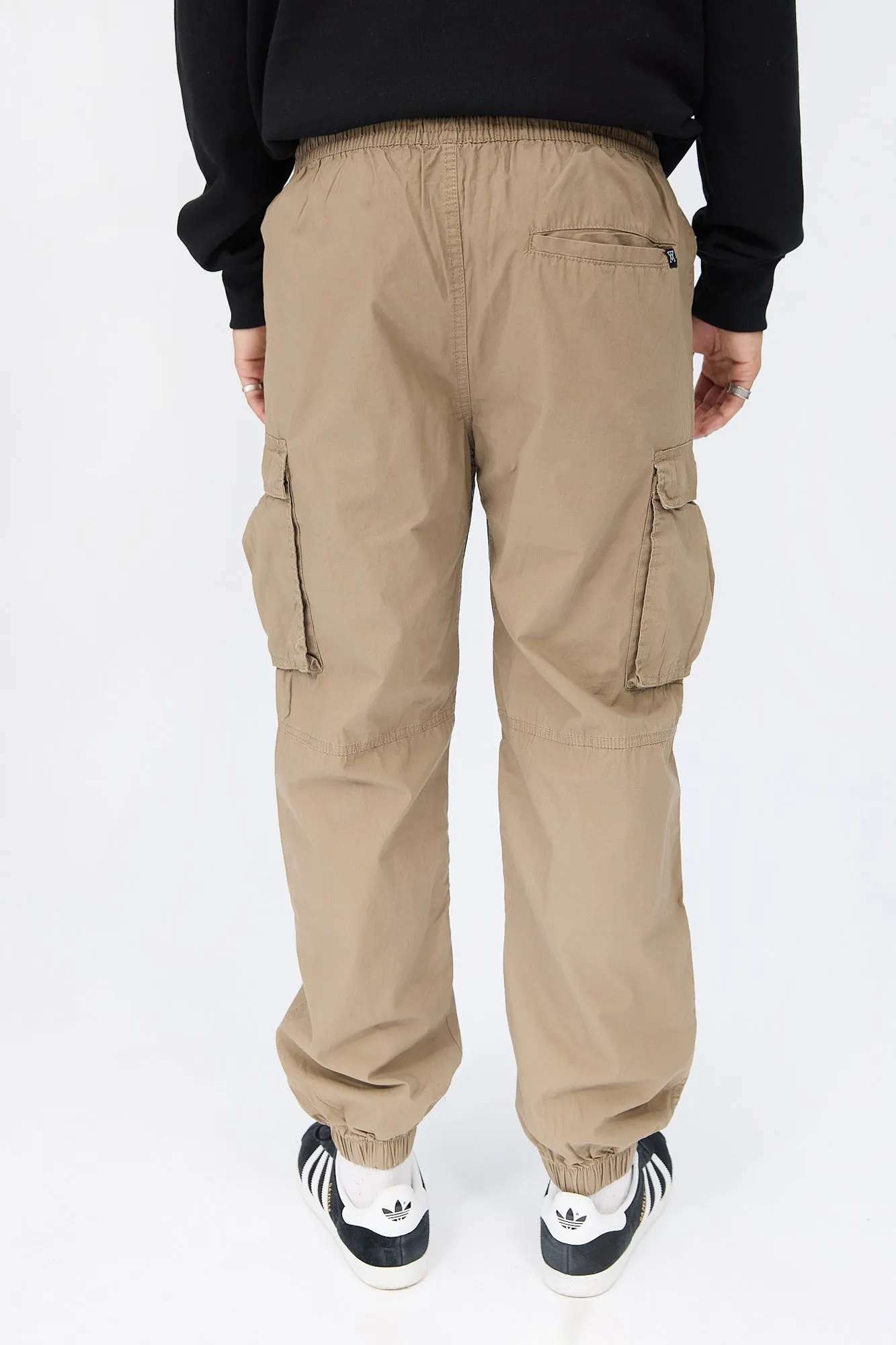 Arsenic Mens Poplin Cargo Jogger