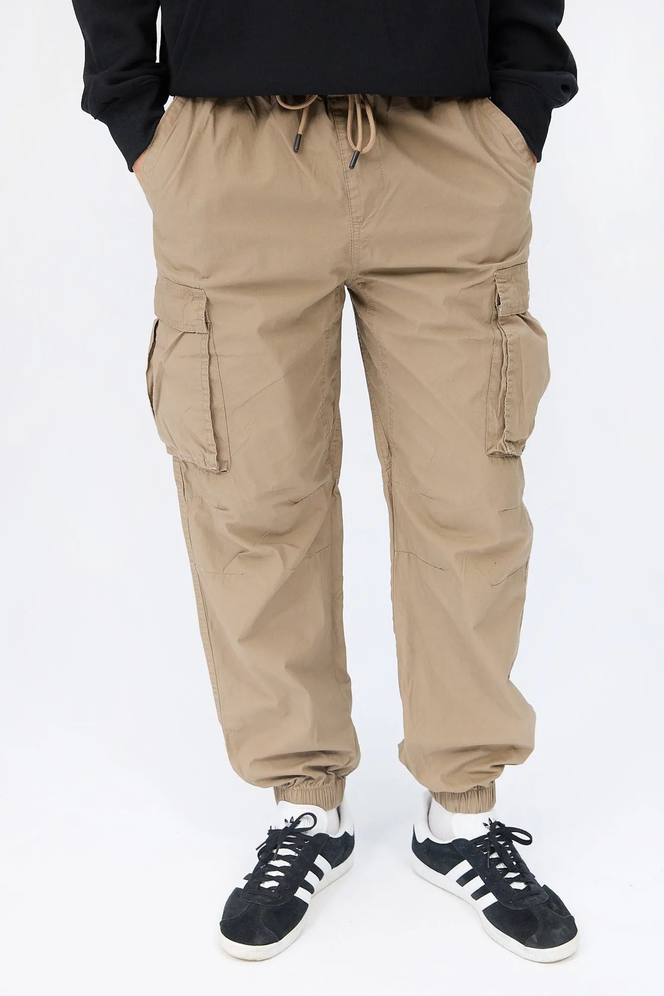 Arsenic Mens Poplin Cargo Jogger