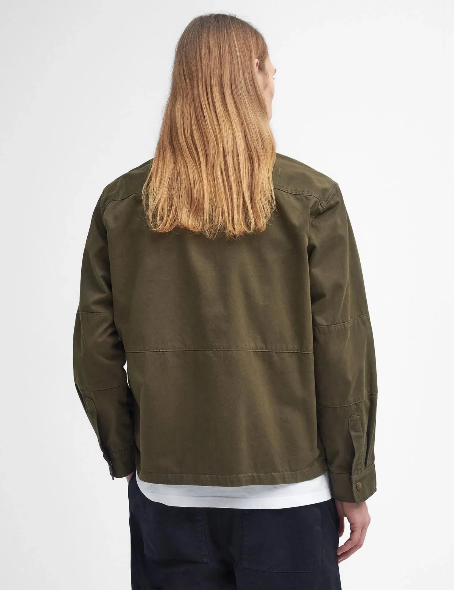 Barbour Heritage Oakmoor Oversized Shirt Jacket - Olive