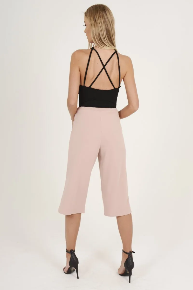 Black Front Harness Bodysuit - Neema
