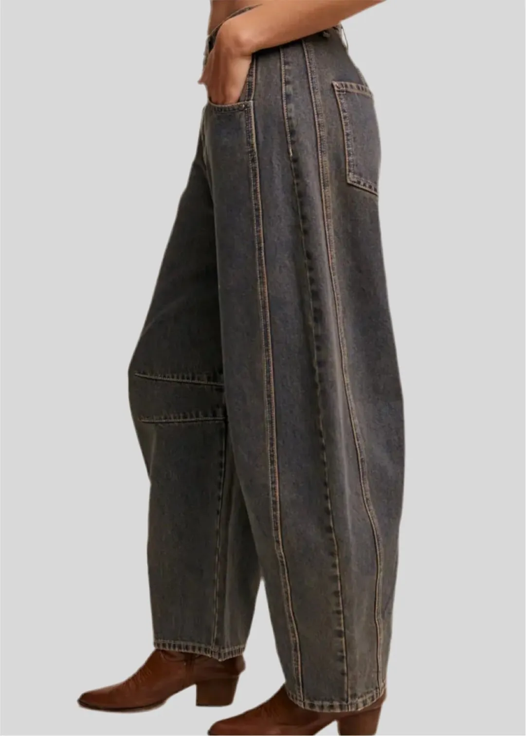 Brandi Barrel Jeans