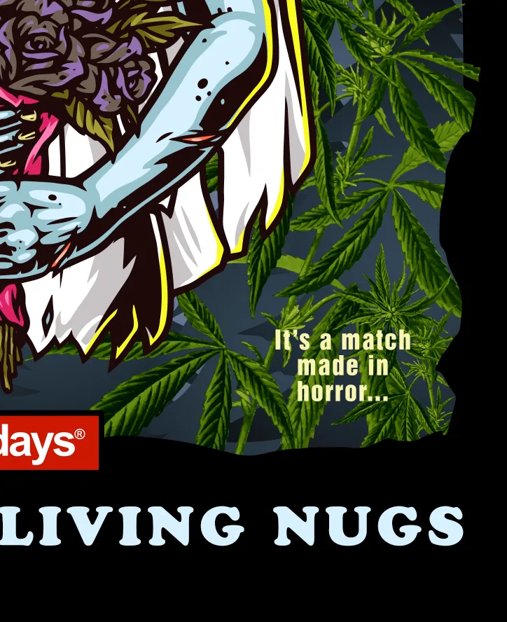 Bride of the Living Nugs women's racerback