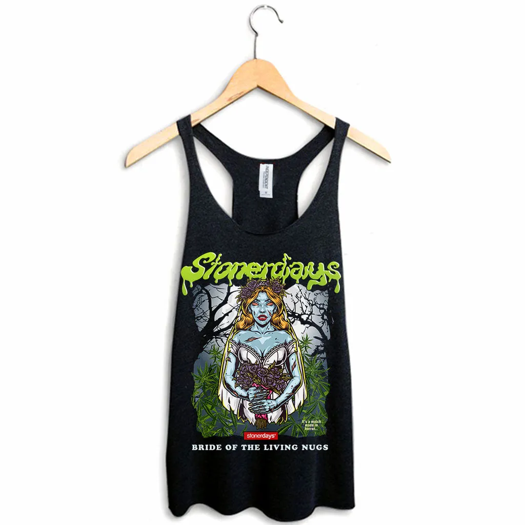 Bride of the Living Nugs women's racerback