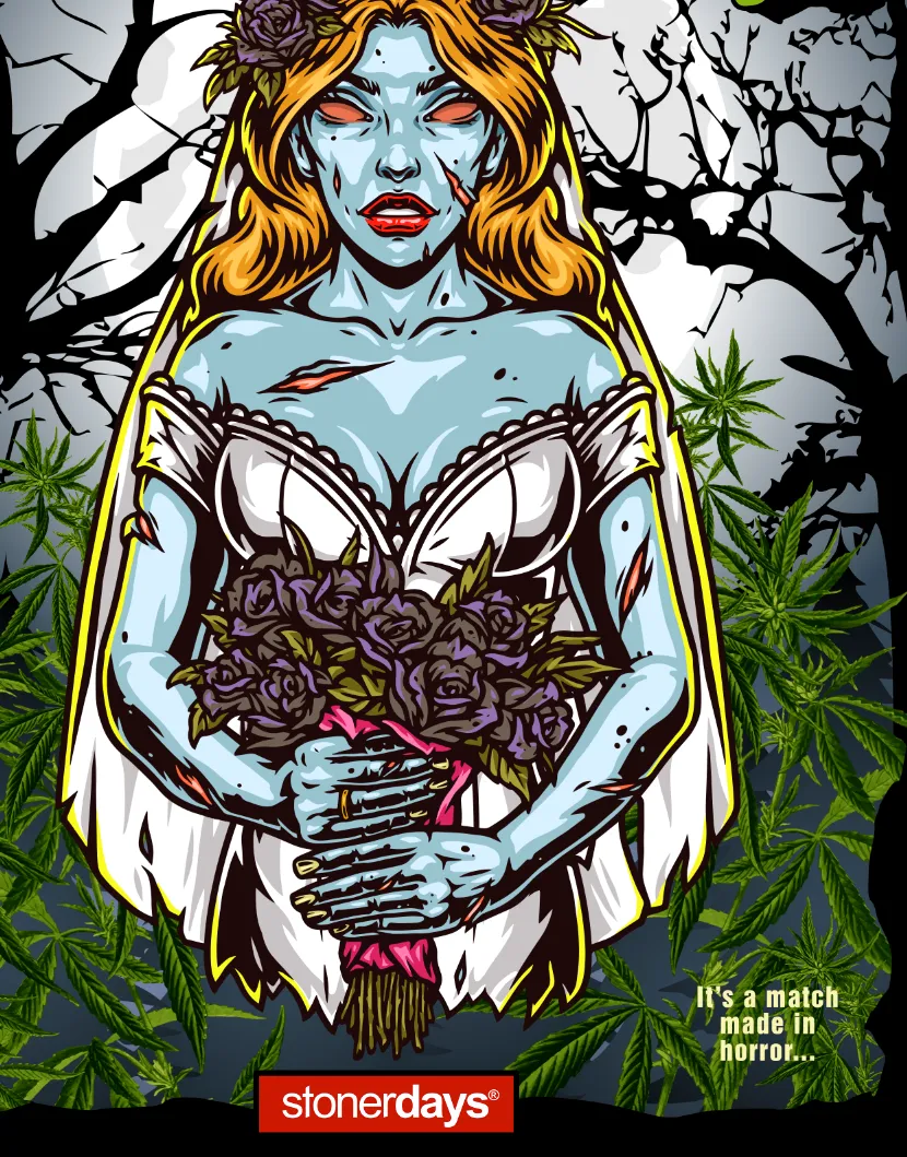 Bride of the Living Nugs women's racerback