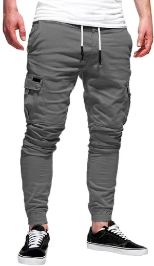 Cargo Pants for Men Big and Tall Baggy Pants with Zipper Pockets Man's Lightweight Hiking Ripstop Cargo Pants Regular