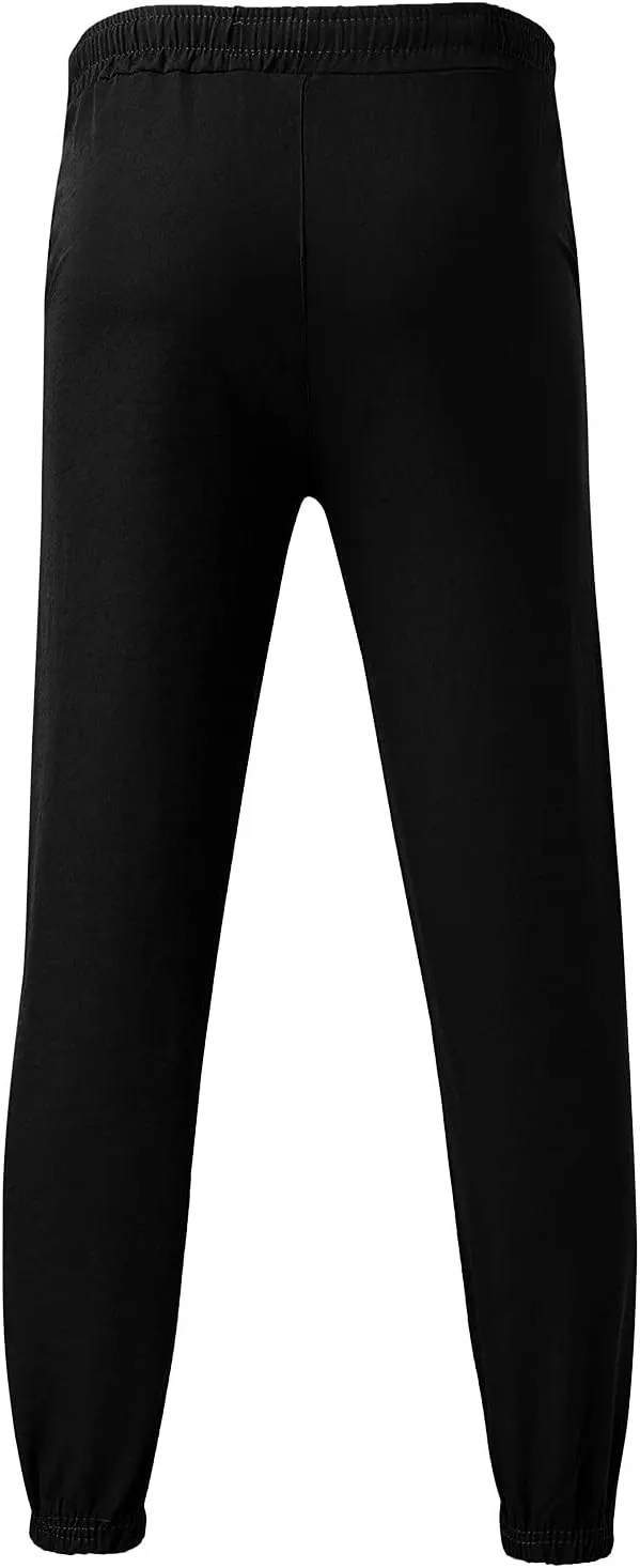 Cargo Pants for Men Cotton Linen Wild Workout Joggers Tapered Leg Work Sweatpants for Men with Pockets Hiking Trousers
