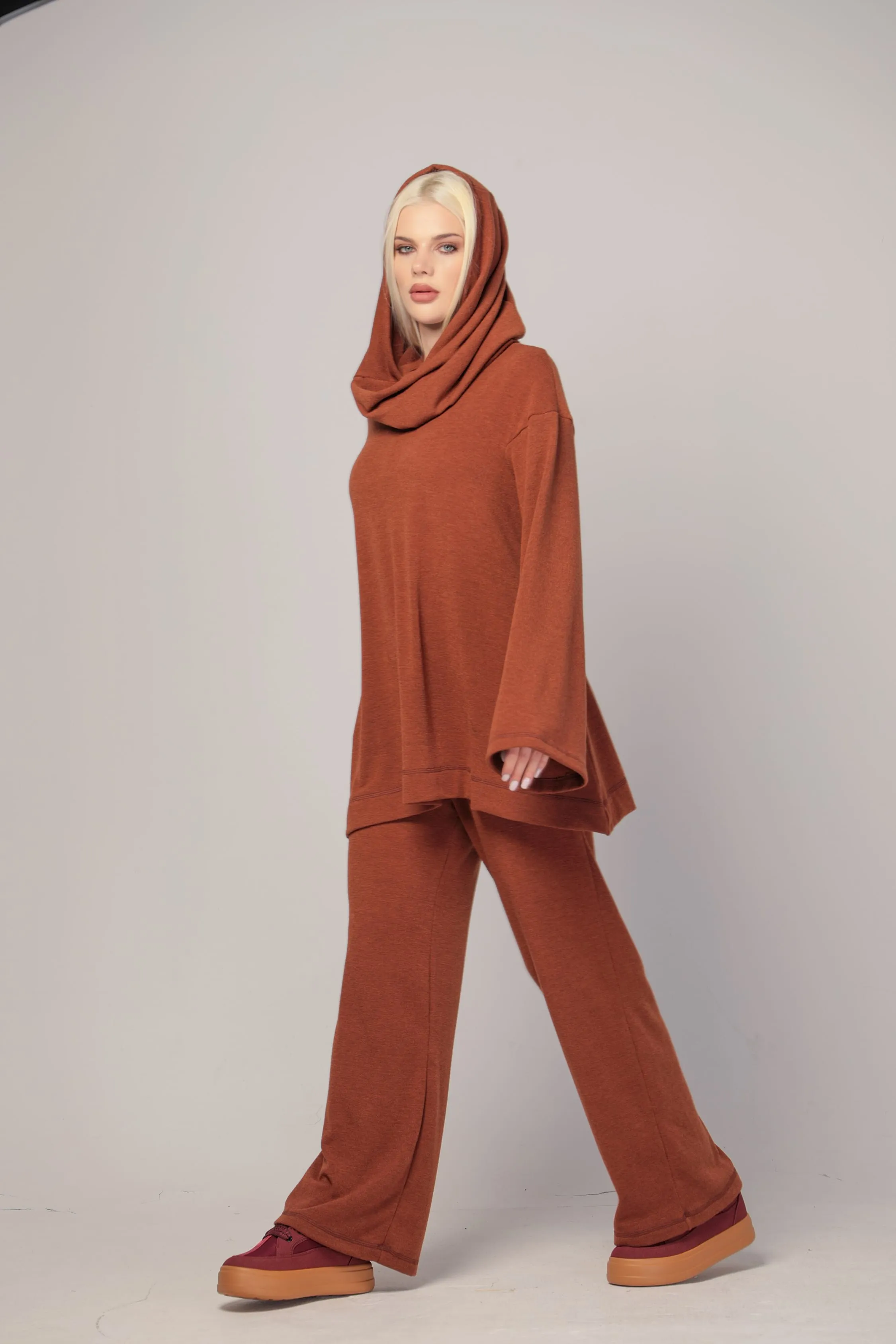 Drop crotch relaxed trousers - DASHA