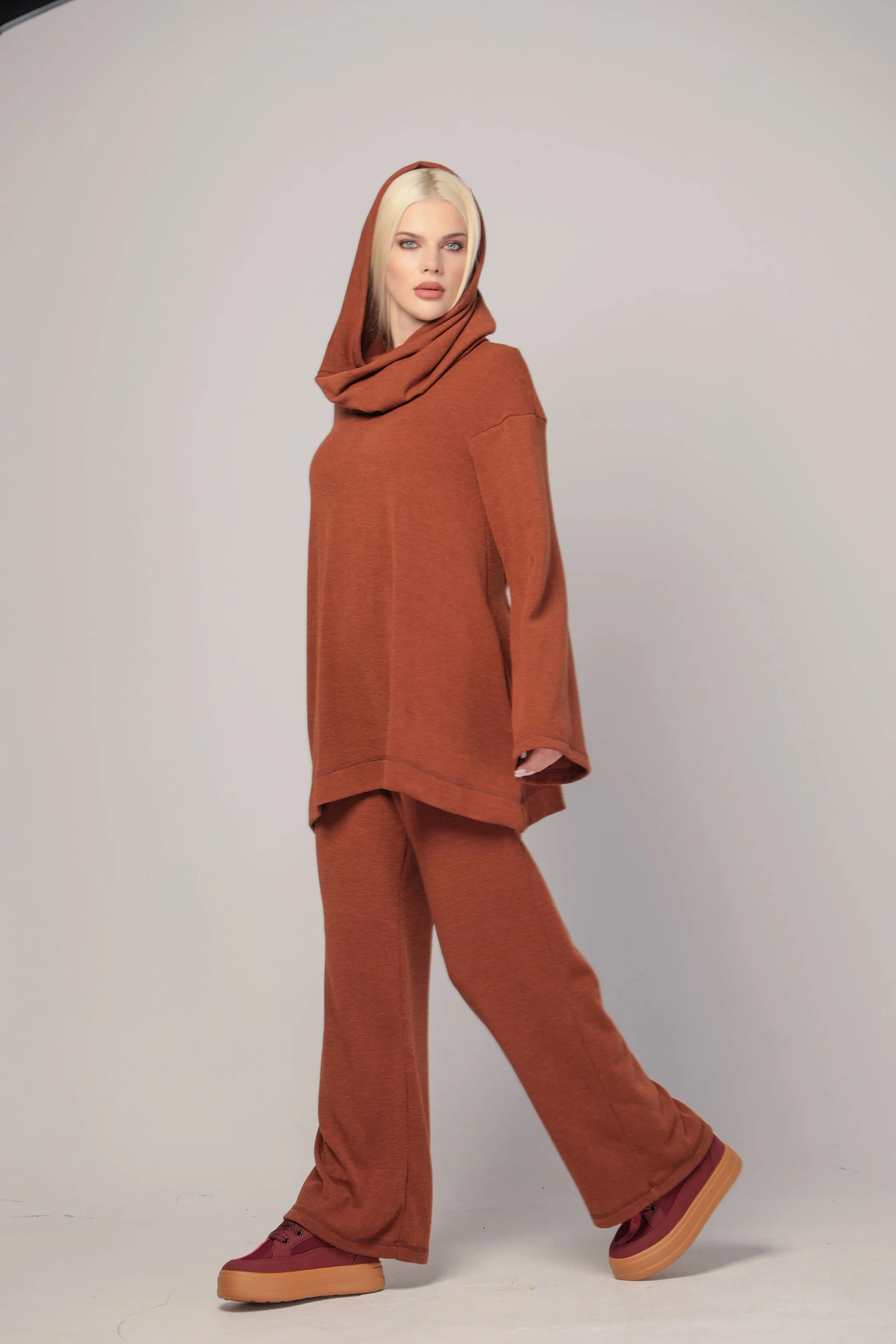 Drop crotch relaxed trousers - DASHA