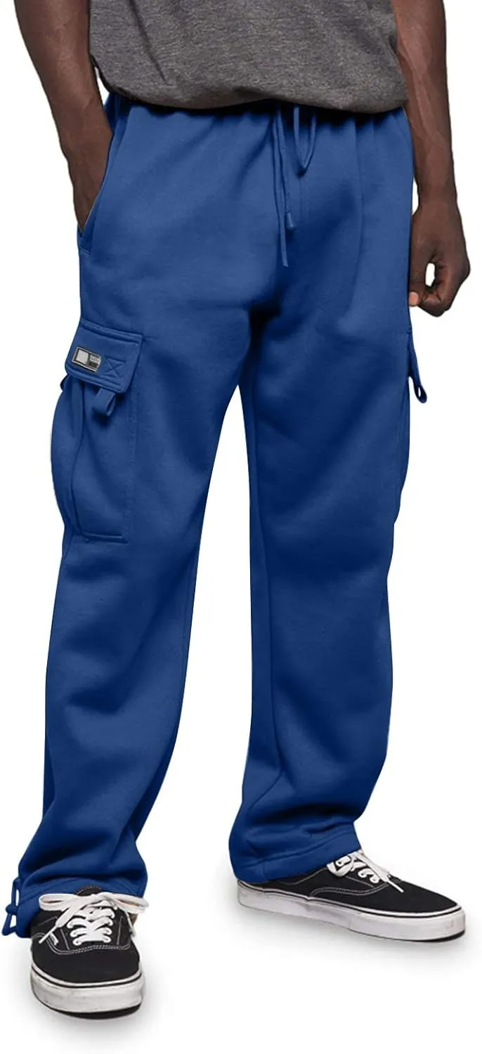 FZVYD Mens Black Dress Pants Slim Mens Casual Elastic Drawstring Cargo Pants Lightweight Relaxed Cotton Workout Sweatpants