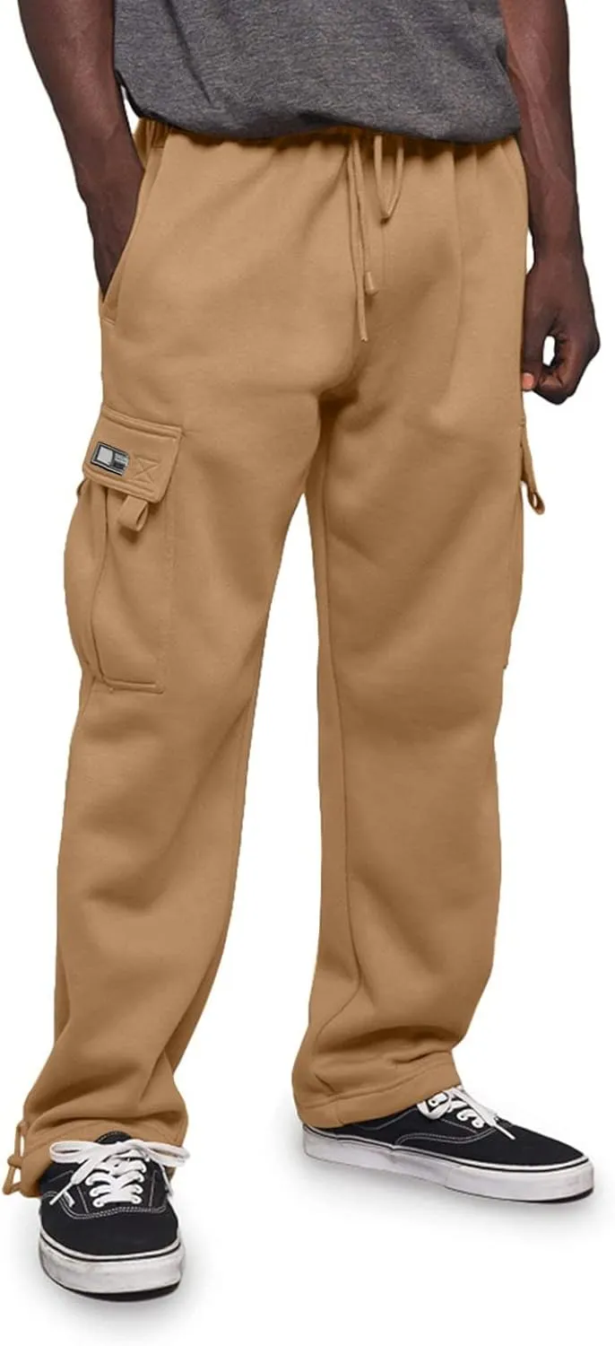 FZVYD Mens Black Dress Pants Slim Mens Casual Elastic Drawstring Cargo Pants Lightweight Relaxed Cotton Workout Sweatpants