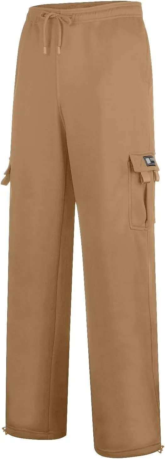 FZVYD Mens Black Dress Pants Slim Mens Casual Elastic Drawstring Cargo Pants Lightweight Relaxed Cotton Workout Sweatpants