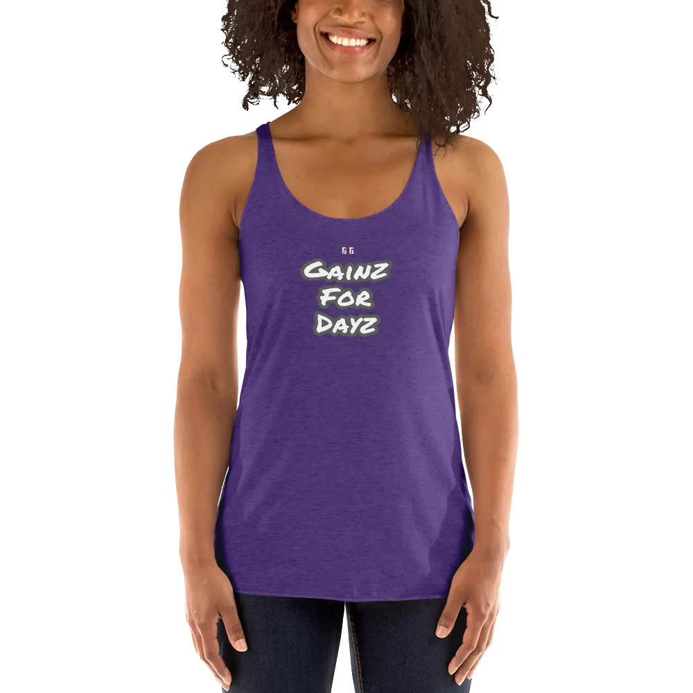 Gainz for Dayz Women's Racerback Tanks
