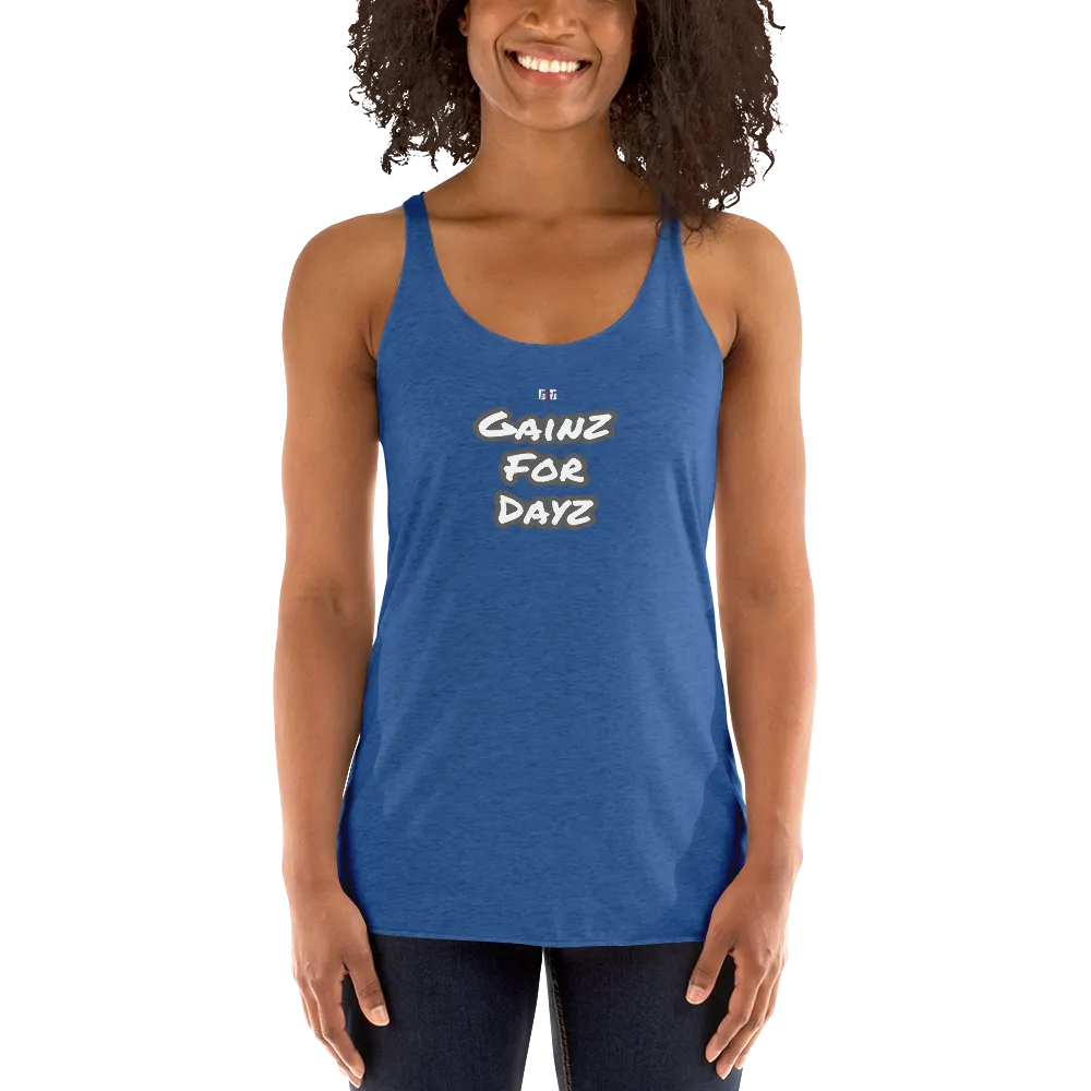 Gainz for Dayz Women's Racerback Tanks