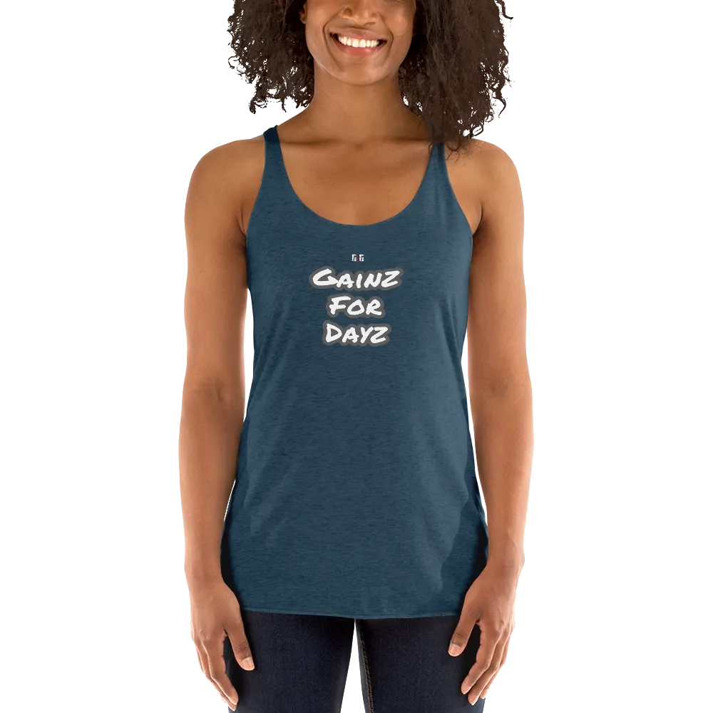 Gainz for Dayz Women's Racerback Tanks