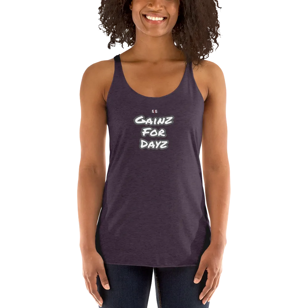 Gainz for Dayz Women's Racerback Tanks