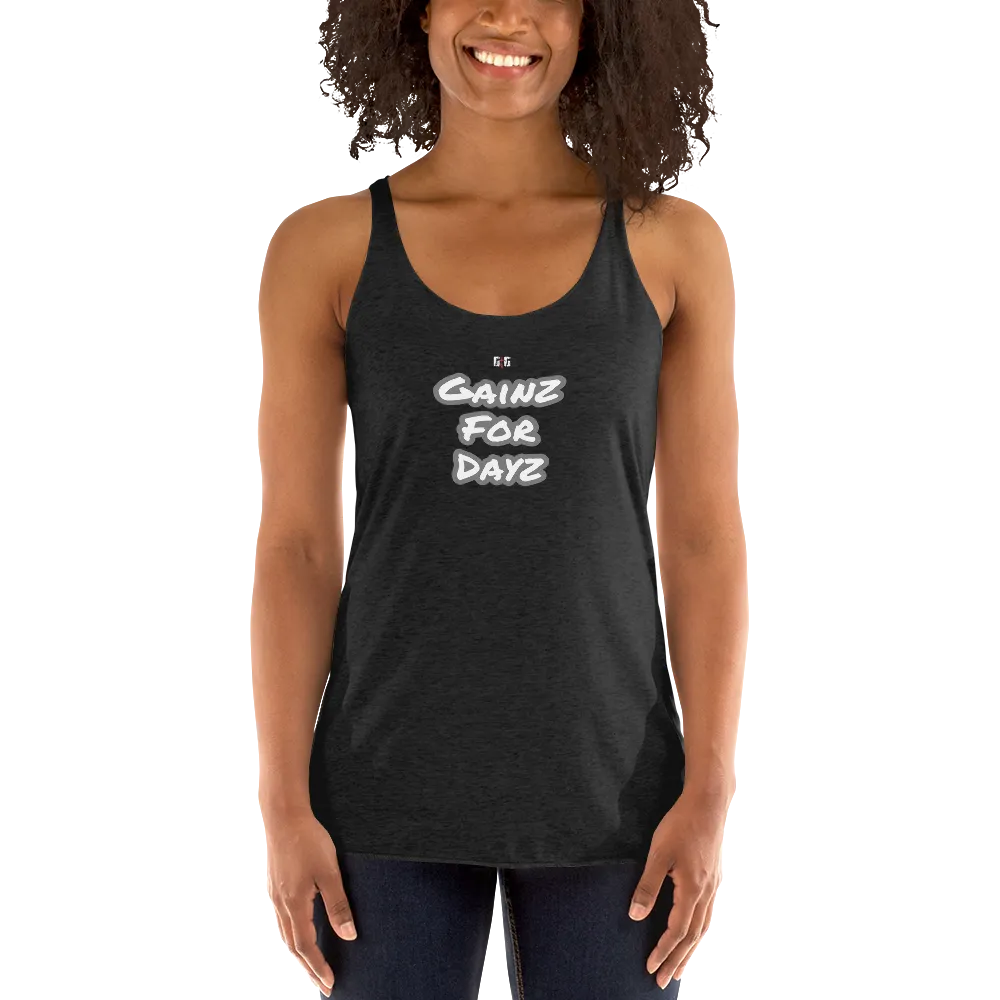 Gainz for Dayz Women's Racerback Tanks