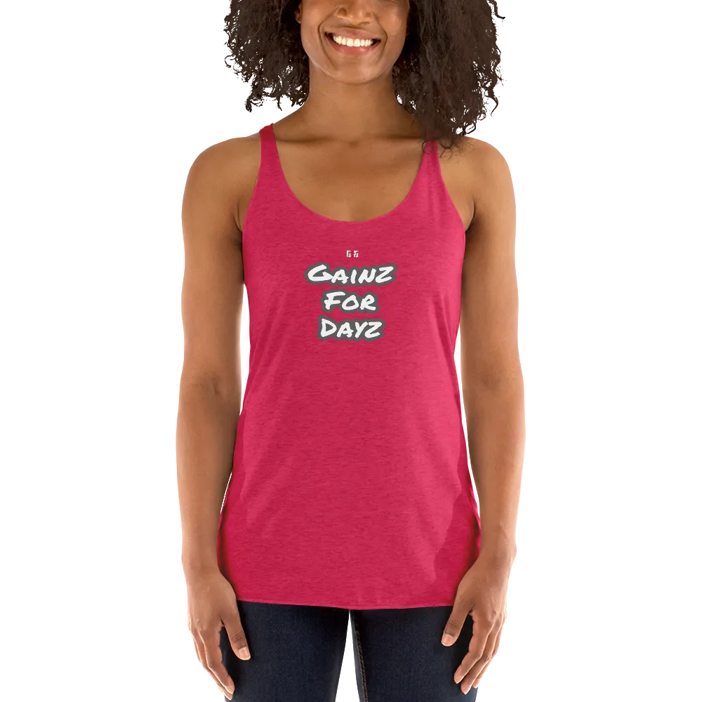 Gainz for Dayz Women's Racerback Tanks