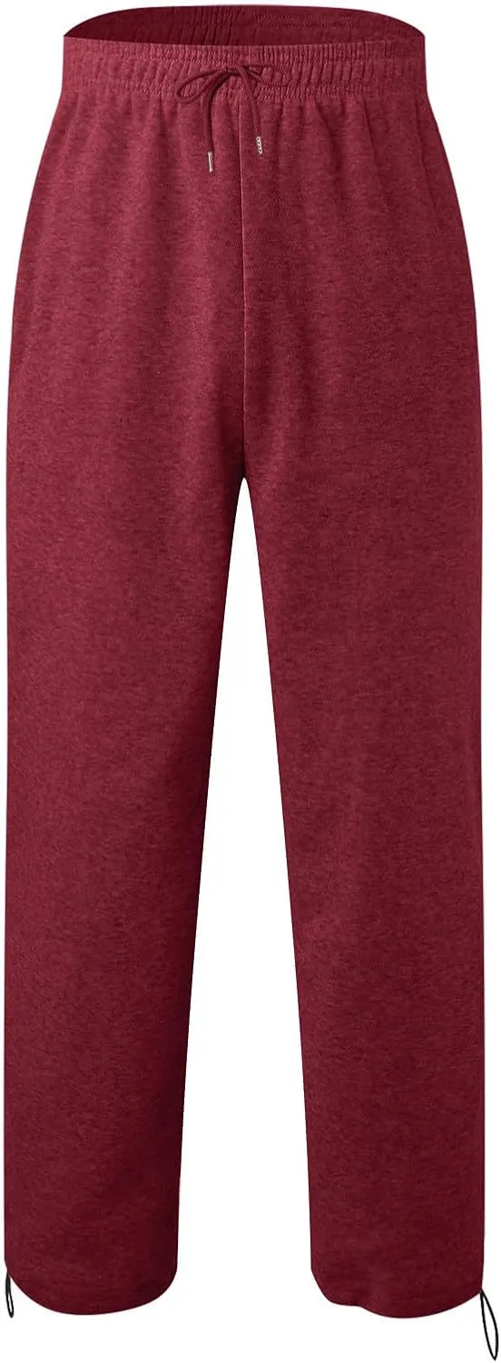 GIERIDUC Cargo Pants for Men Relaxed Fit Mens Straight Leg Track Pants Dress Pants for Skinny Guys Heavyweight Joggers Mens