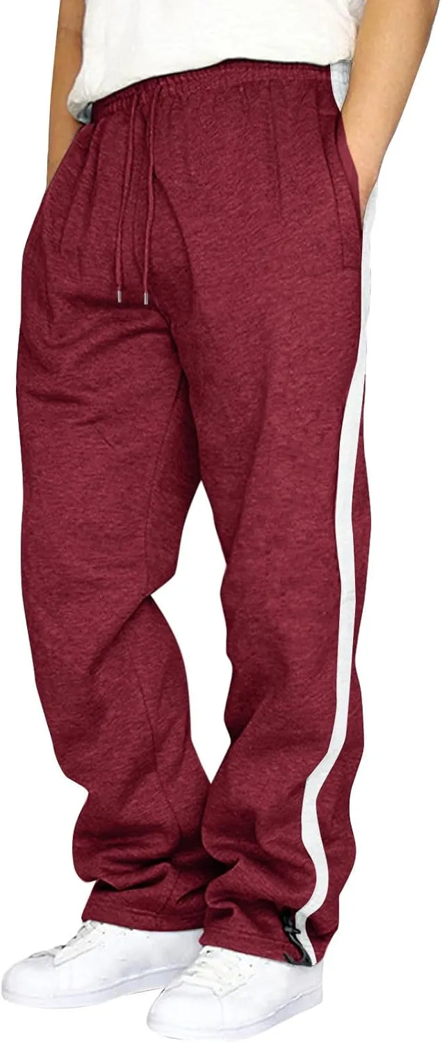 GIERIDUC Cargo Pants for Men Relaxed Fit Mens Straight Leg Track Pants Dress Pants for Skinny Guys Heavyweight Joggers Mens
