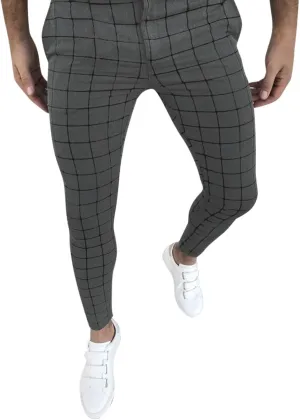 GIERIDUC Men's Athletic Running Joggers Mens Super Skinny Black Trousers Pants with The Long Strings Mens Long Running Pants