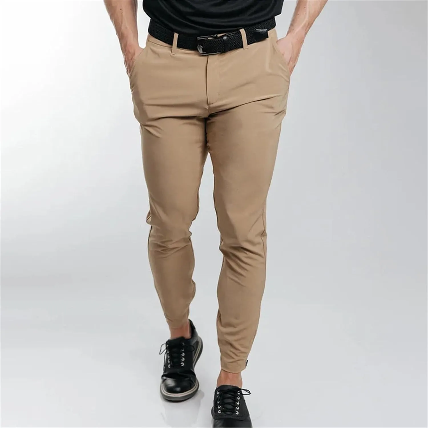 GIERIDUC Men's Cargo Fleece Jogger Sweatpant Mens Wrinkle Free Dress Pants Khaki Corduroy Pants Mens Mens Black Skinny Jeans