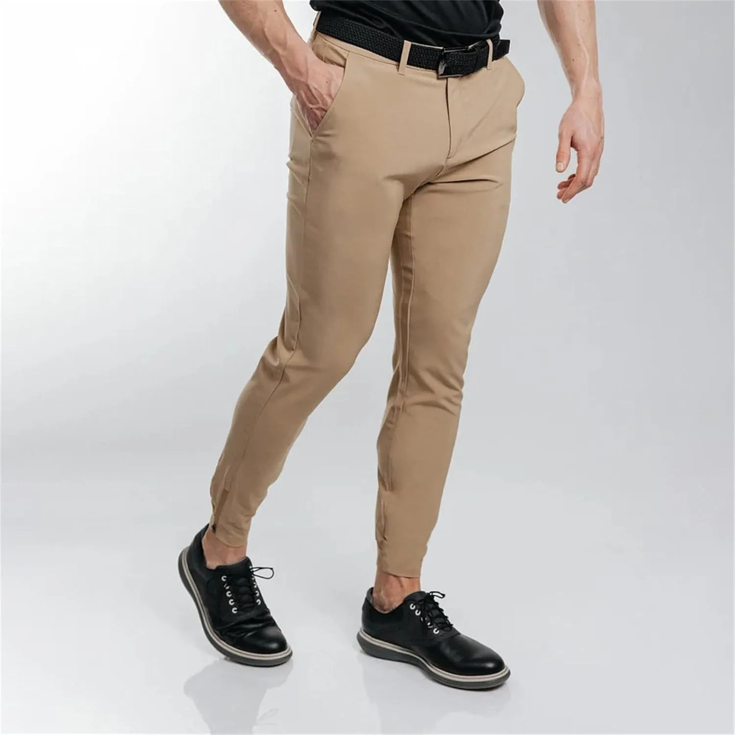 GIERIDUC Men's Cargo Fleece Jogger Sweatpant Mens Wrinkle Free Dress Pants Khaki Corduroy Pants Mens Mens Black Skinny Jeans