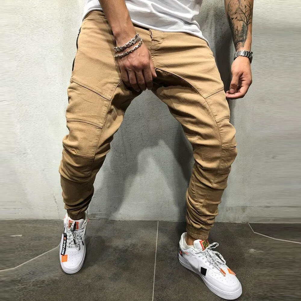 GIERIDUC Plaid Dress Pants for Men's Kingsize Big and Tall Mens Clothing Slim Fit Moleskin Trousers Men's Skinny Cargo Pants