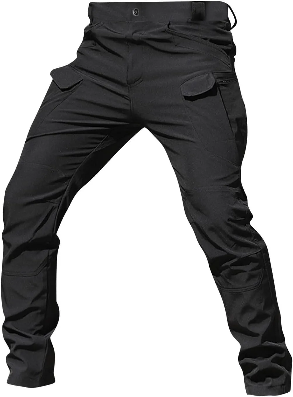 GOFULY Cargo Pants for Men Big and Tall Ripstop Stretch Pants Pockets Slim Fit Baggy Pants Y2K 2024 Trousers Straight Fit