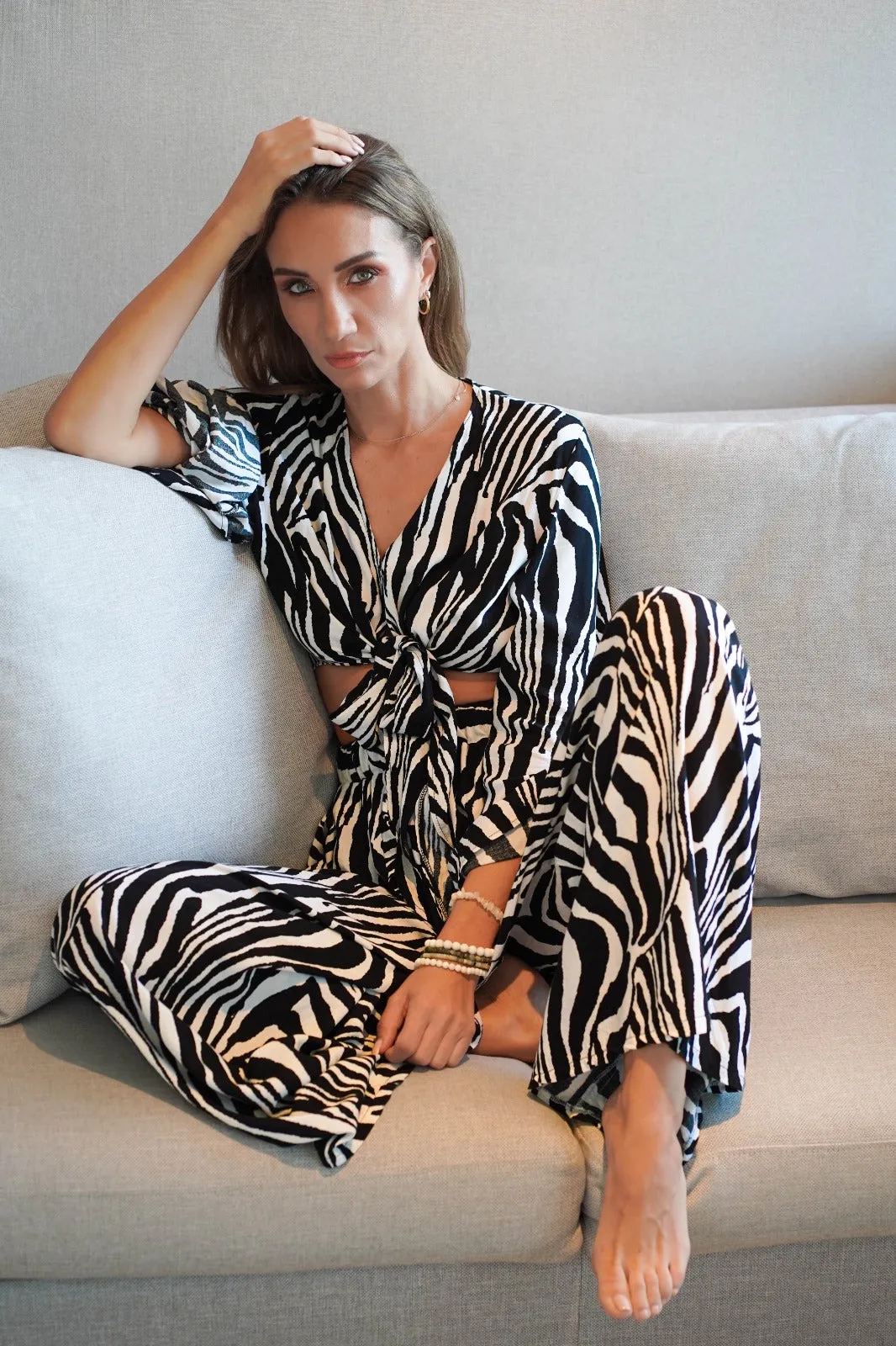 Island life Trousers - Zebra
