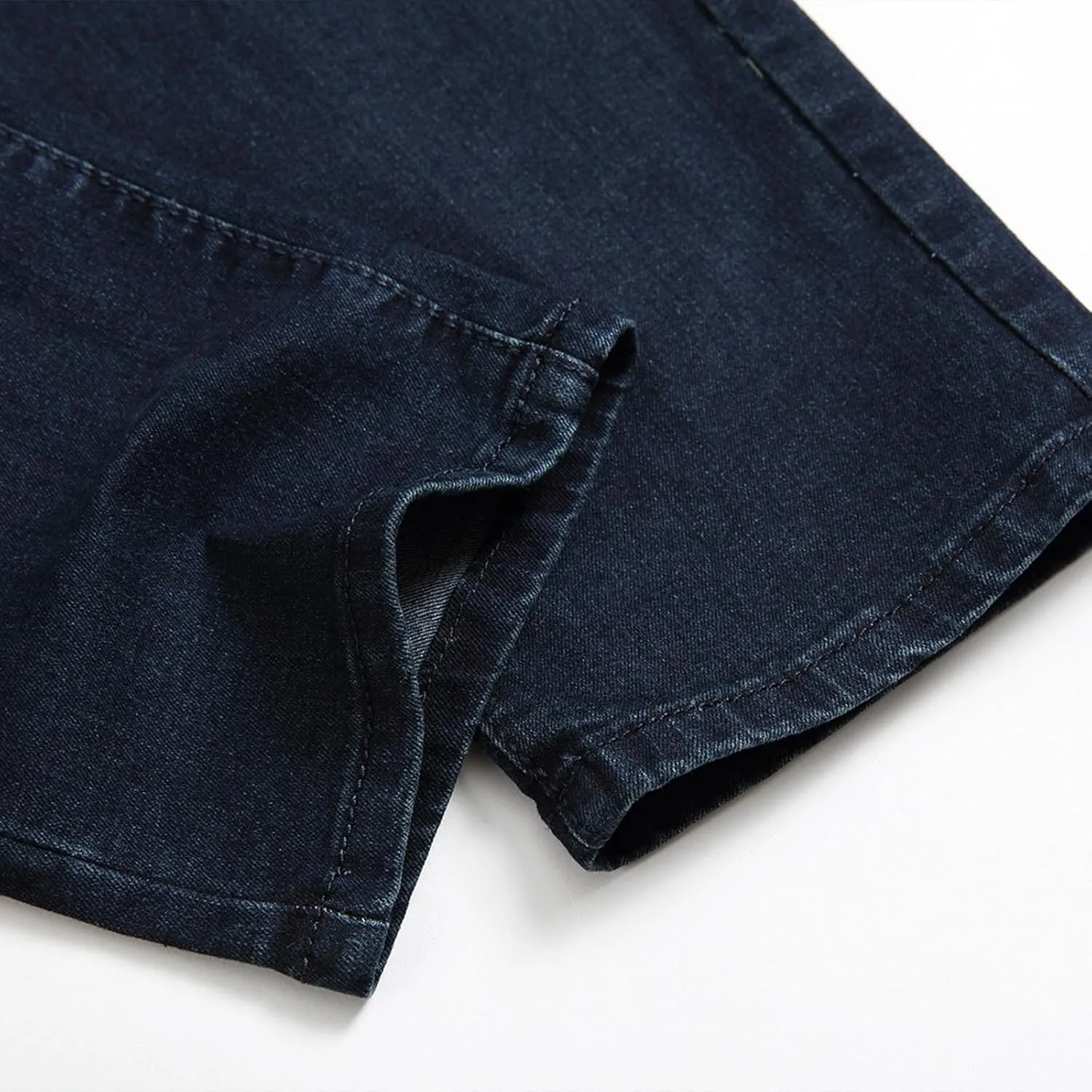 Jeans for Men 2023 Straight Stretch Cotton Denim Pants Casual Stylish Buckle Zipper Distressed Stretchy Trousers