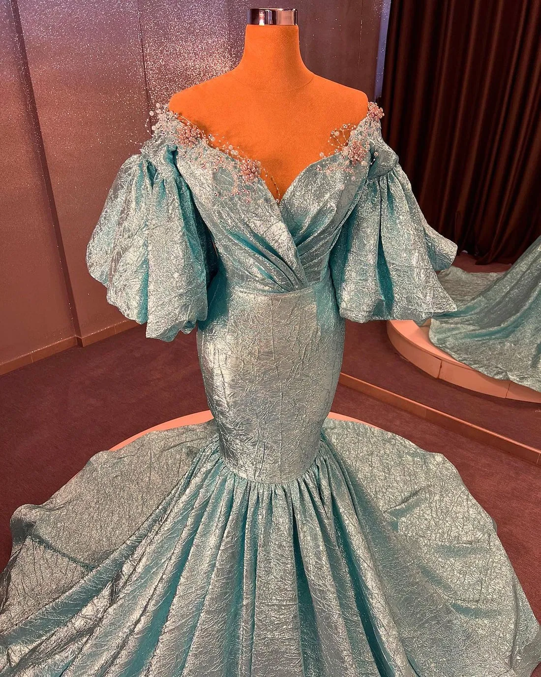 Kora Off Shoulder Evening Dresses