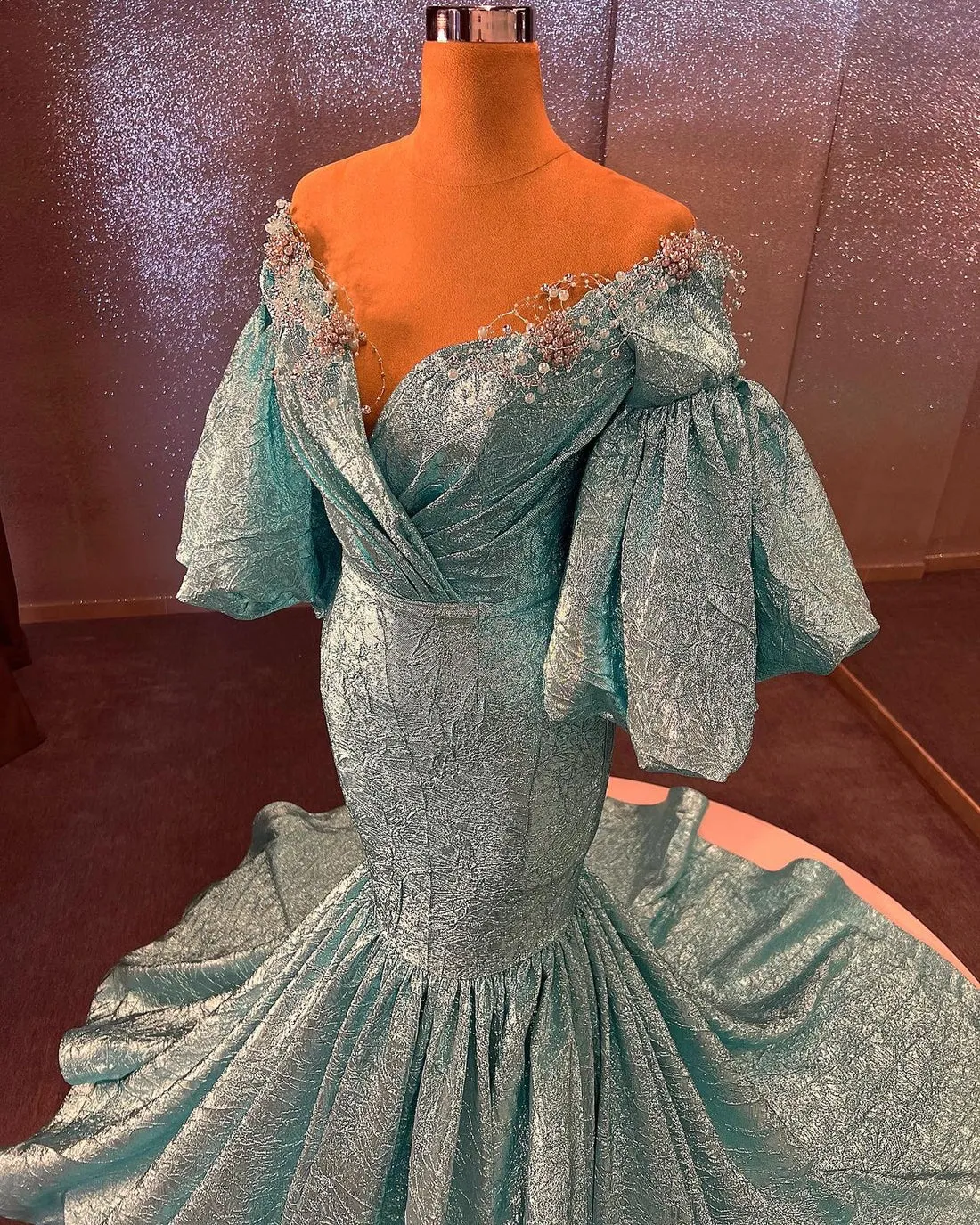 Kora Off Shoulder Evening Dresses