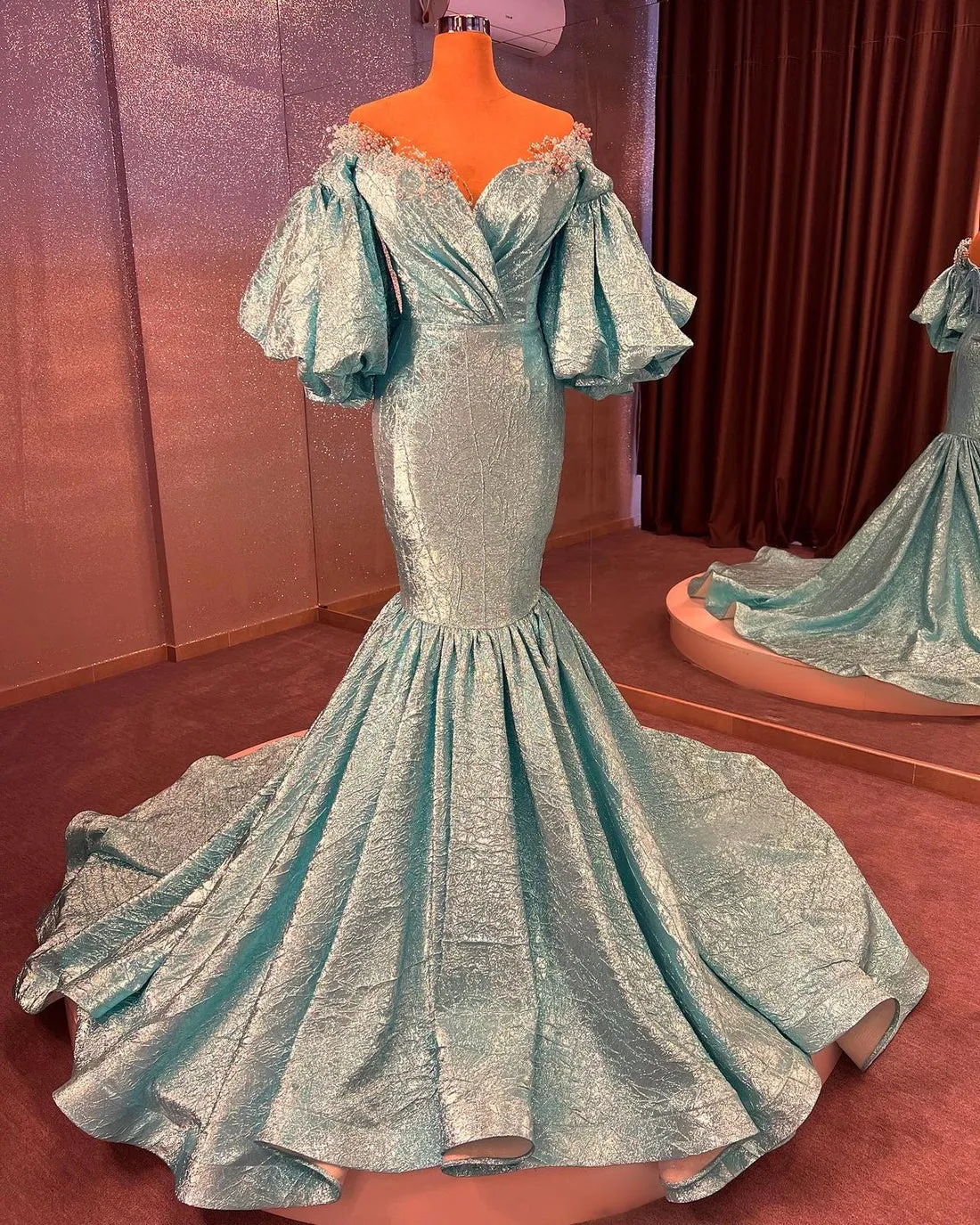 Kora Off Shoulder Evening Dresses