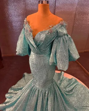 Kora Off Shoulder Evening Dresses