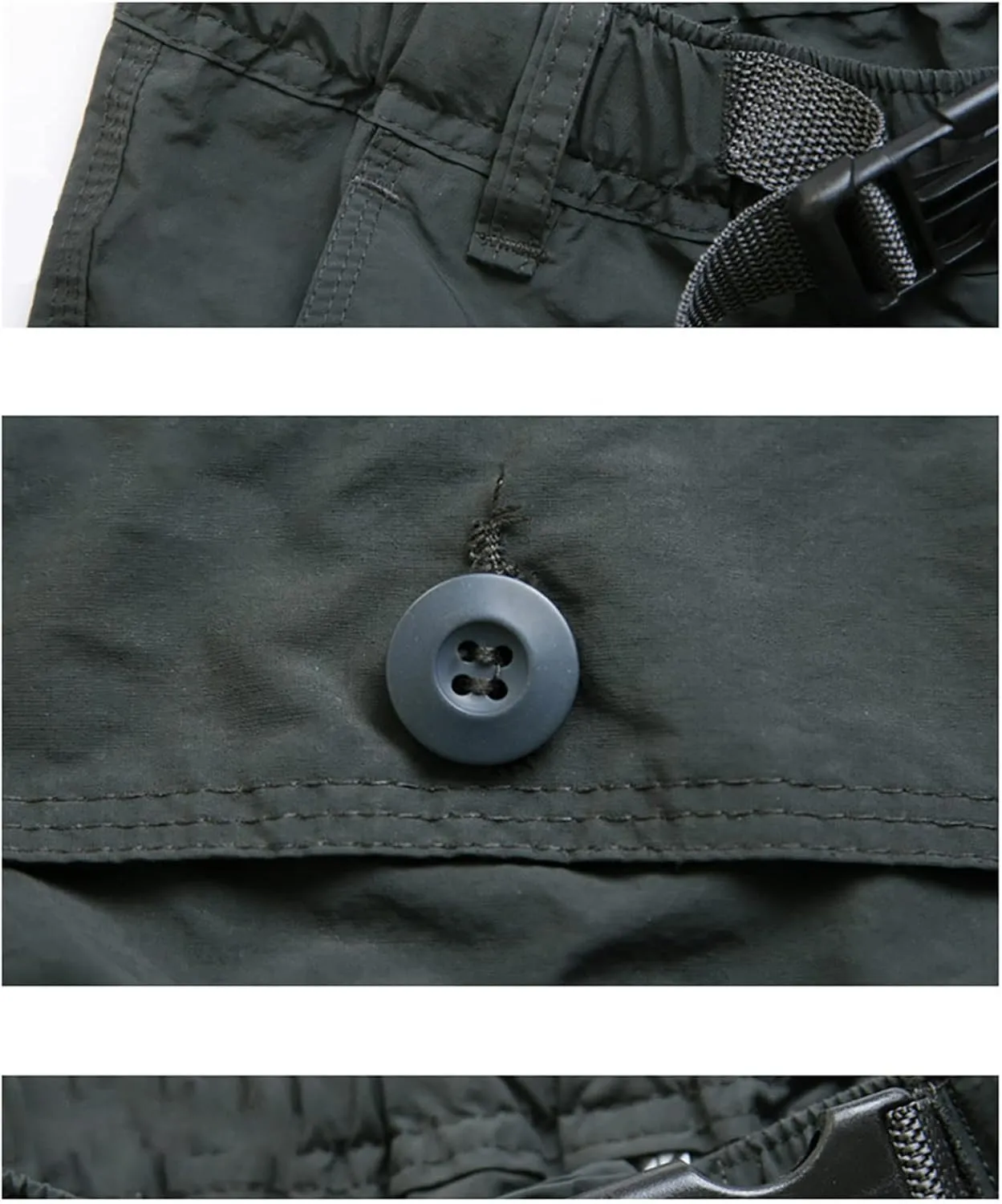 Men's Cargo Pants Casual Stylish Elastic Waist Cotton Multi Pockets Loose Trousers Fashion Outdoor Tactical Pants