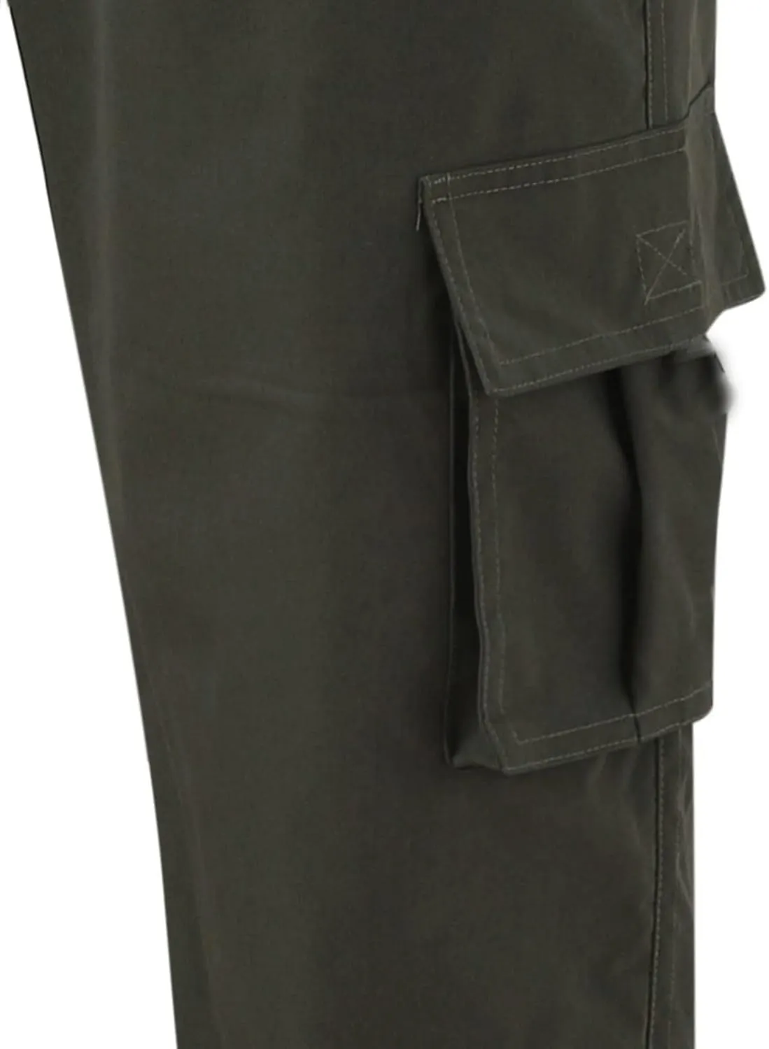 Men's Cargo Sweatpants Lightweight Drawstring Casual Joggers Loose Open Bottom Athletic Pants for Men with Pockets