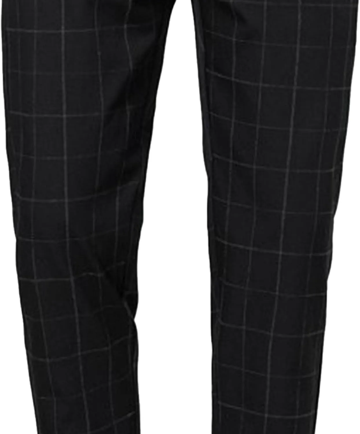 Men's Slim Fit Stretch Chino Pants Casual Stylish Business Dress Pants Lightweight Skinny Flat Front Trousers