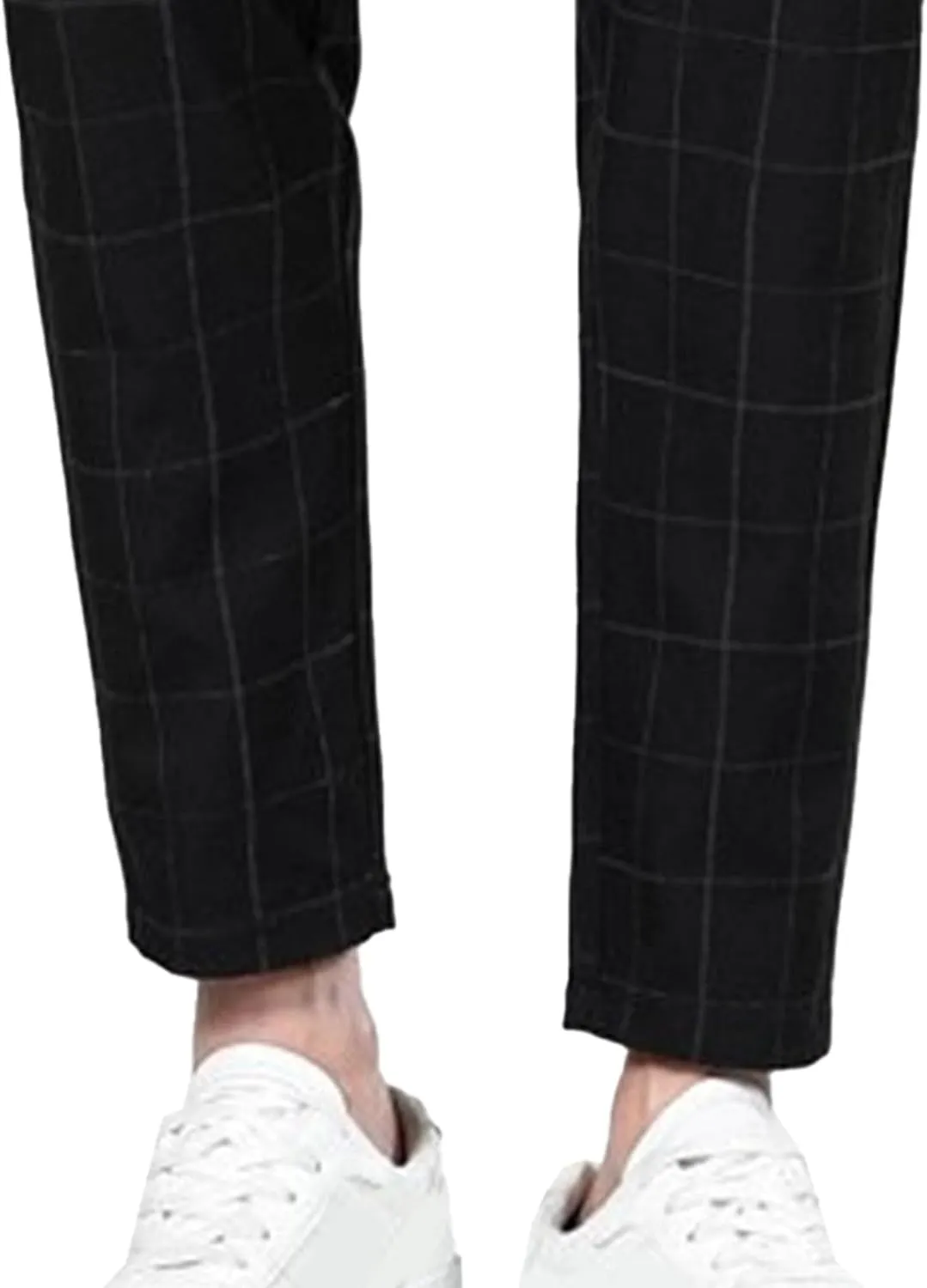 Men's Slim Fit Stretch Chino Pants Casual Stylish Business Dress Pants Lightweight Skinny Flat Front Trousers