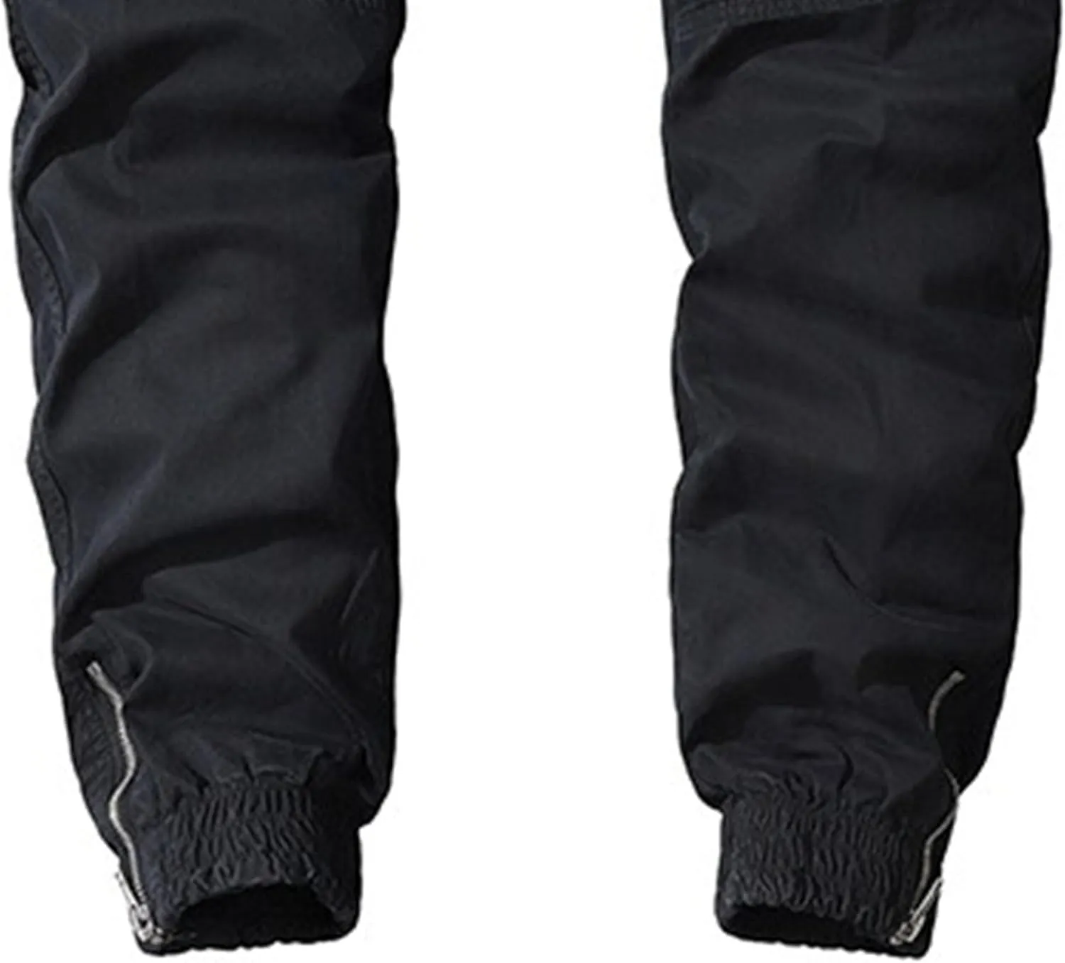 Men's Stylish Slim Fit Twill Pants Stretch Joggers Outdoor Pants Straight Leg Casual Tapered Trousers
