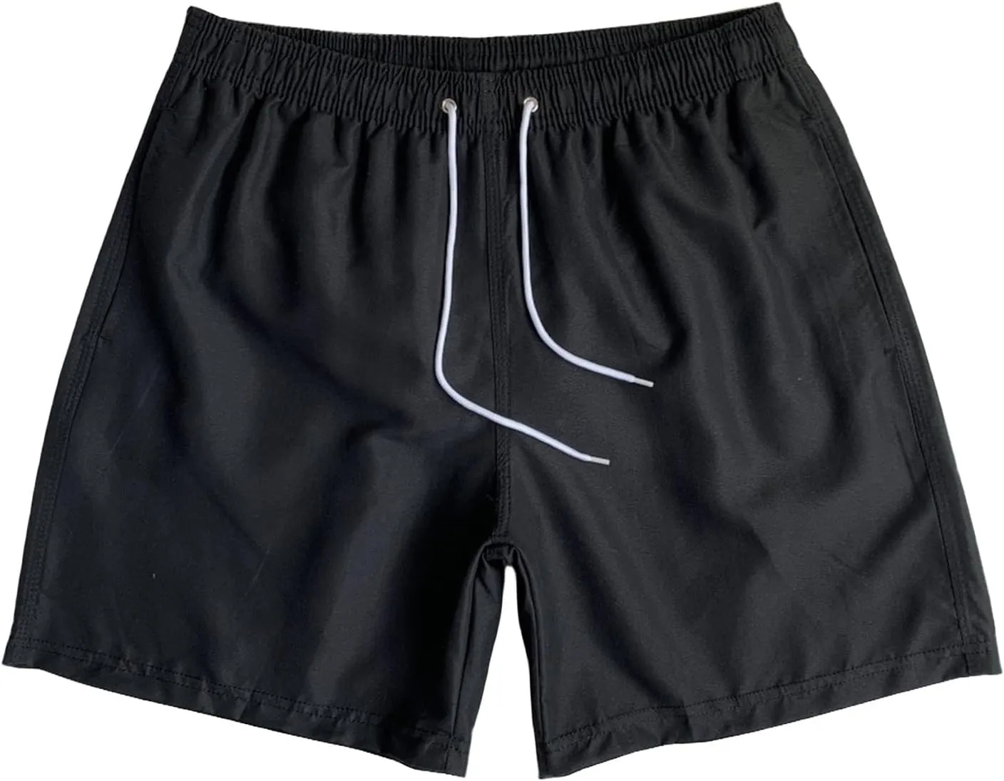 Mens Swim Trunks Quick Dry Casual Breathable Stylish Baggy Stretch Mesh Lining Suits Summer Beach Shorts with Pockets