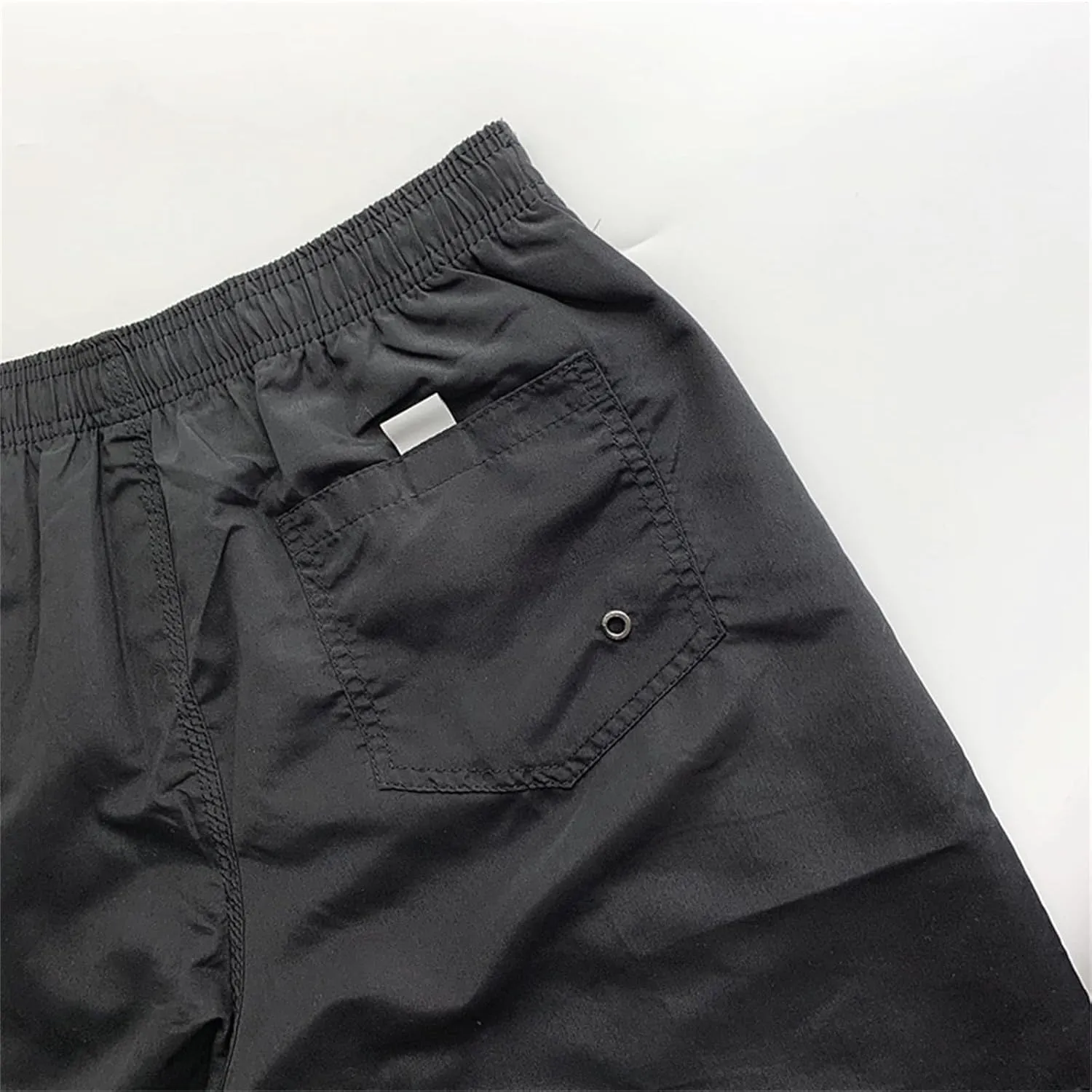 Mens Swim Trunks Quick Dry Casual Breathable Stylish Baggy Stretch Mesh Lining Suits Summer Beach Shorts with Pockets