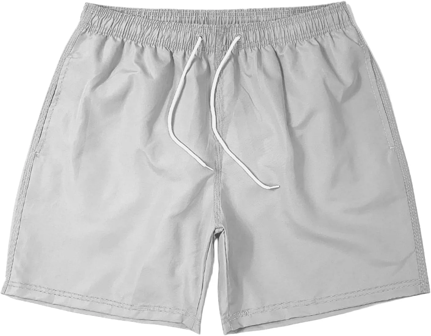 Mens Swim Trunks Quick Dry Casual Breathable Stylish Baggy Stretch Mesh Lining Suits Summer Beach Shorts with Pockets