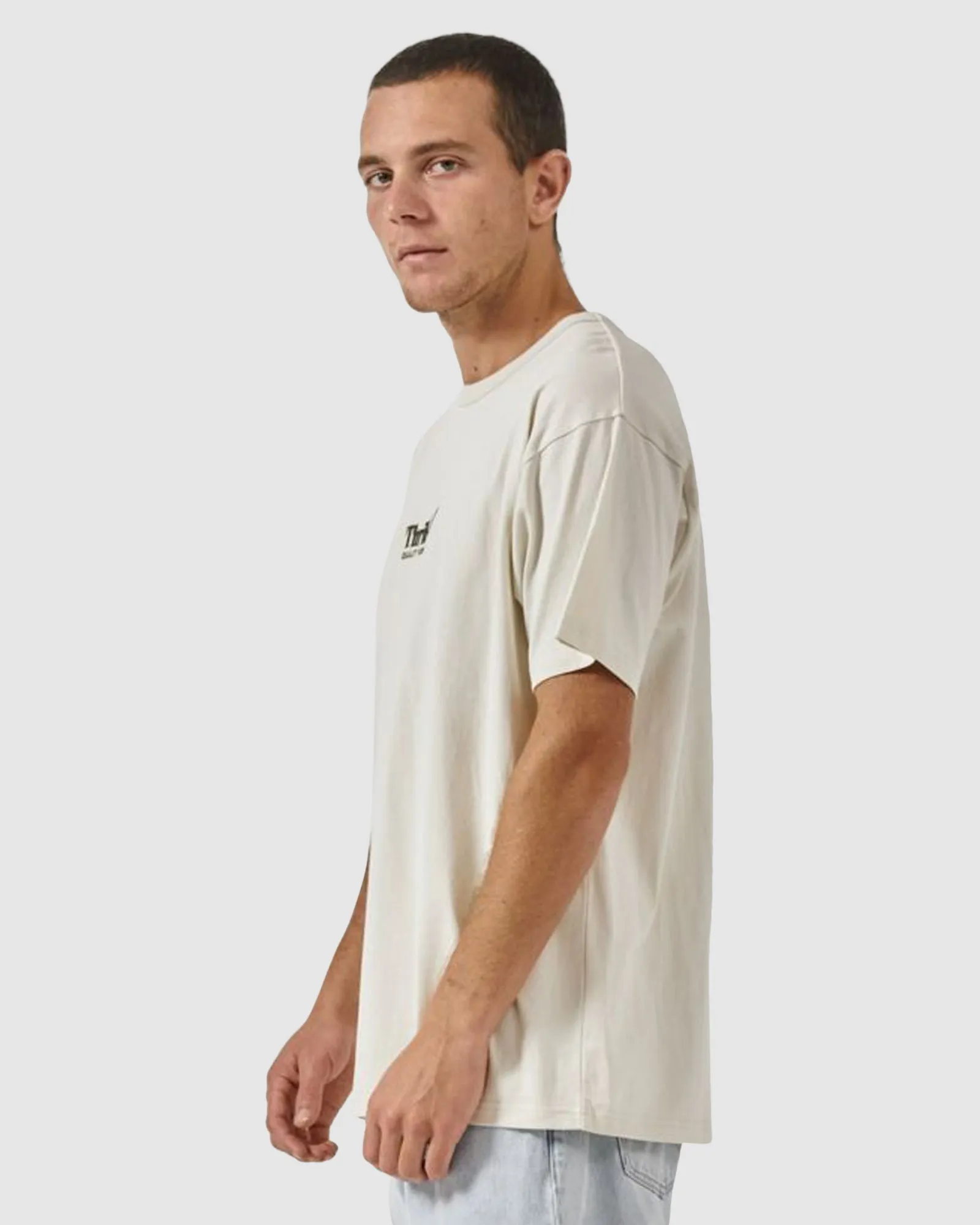 Mens Thrills Workwear Embro T-Shirt
