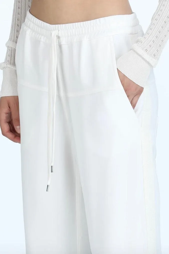 No. 21 - Wide Leg Trouser: White
