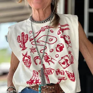 Red Roundup Tank